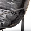 Hornet II Black Leather Body Metal Frame Accent Chair thumbnail 13