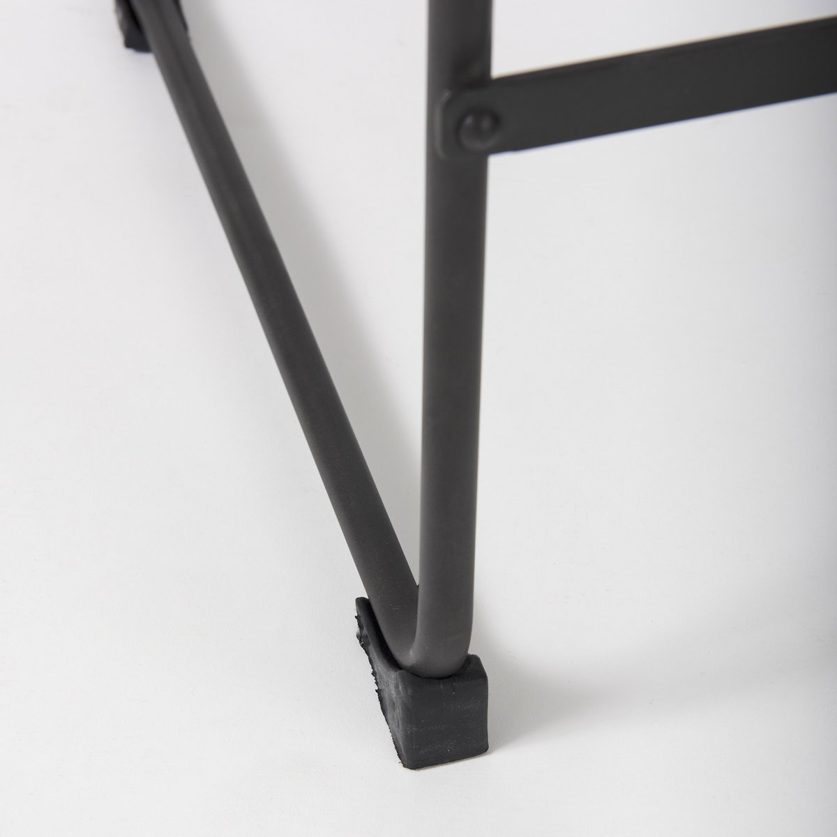 Direttore Backless 40.2in Seat Bar Stool | Brown/Gray Suede with Metal, Counter & Bar Stool by Mercana, 19.3" length x 20" width x 40.2" height View 11