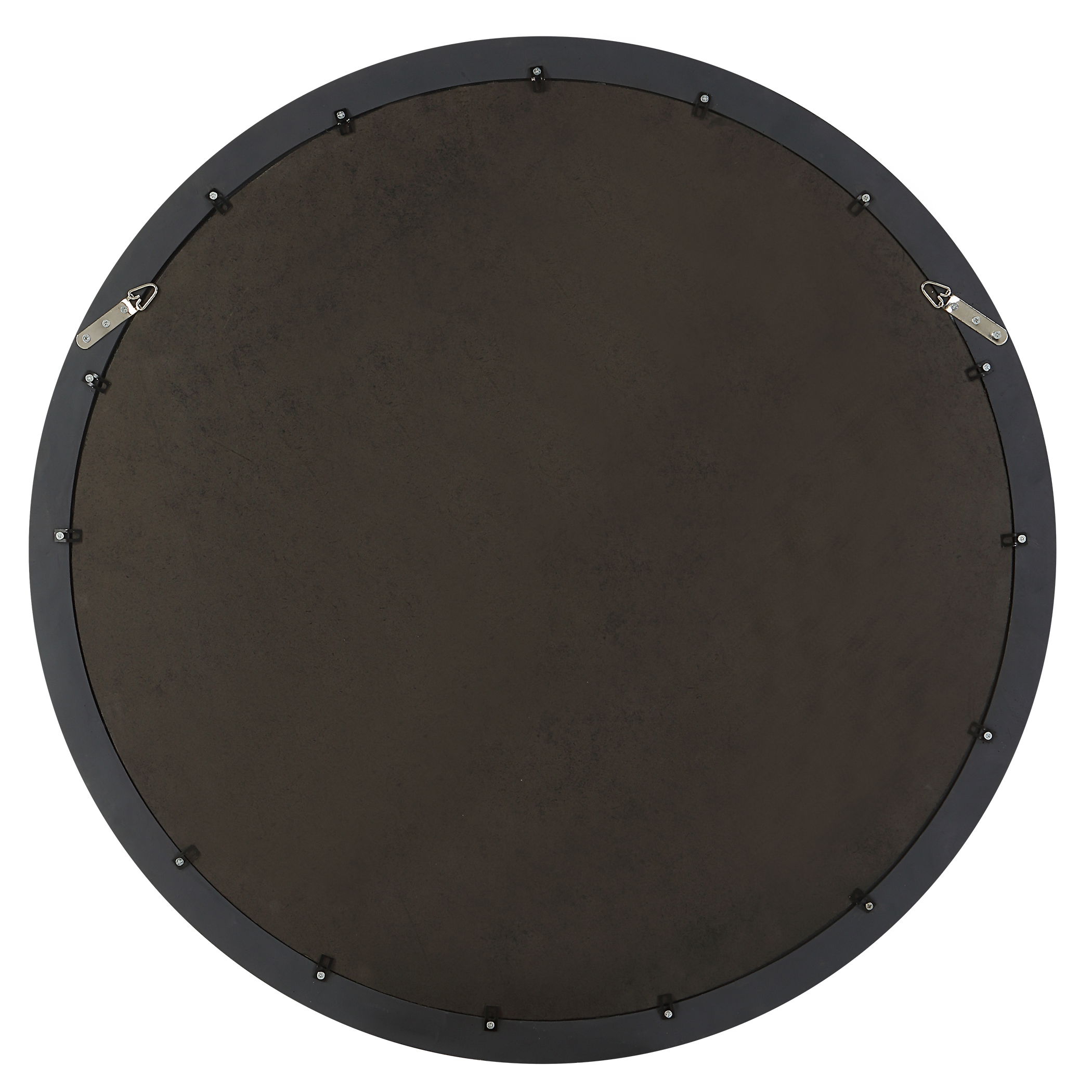 Scalloped Edge Round Mirror large image 