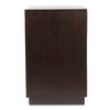 Denman 3 Drawer Nightstand Dark Brown thumbnail 4