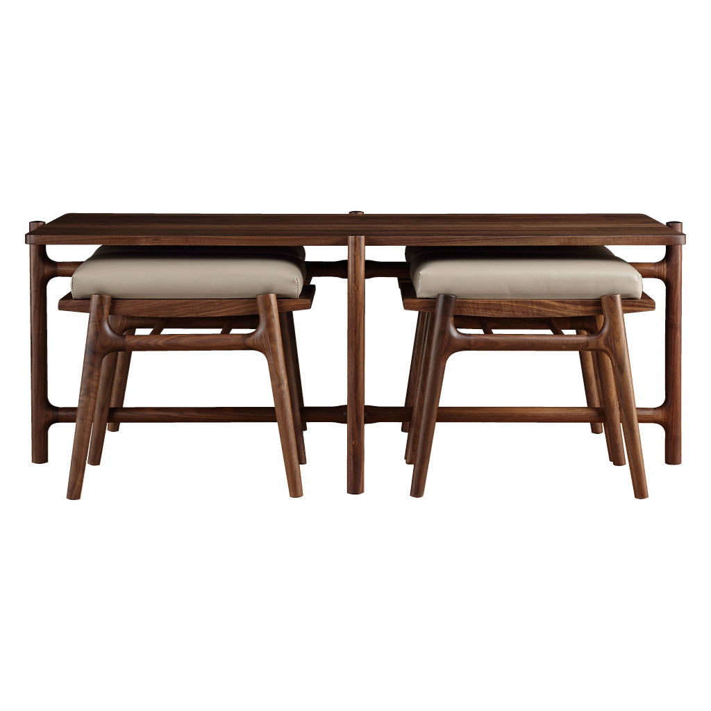 Walnut Grove Cocktail Table, Coffee Table by Stickley, 53" width x 20" height x 30" depth View 3