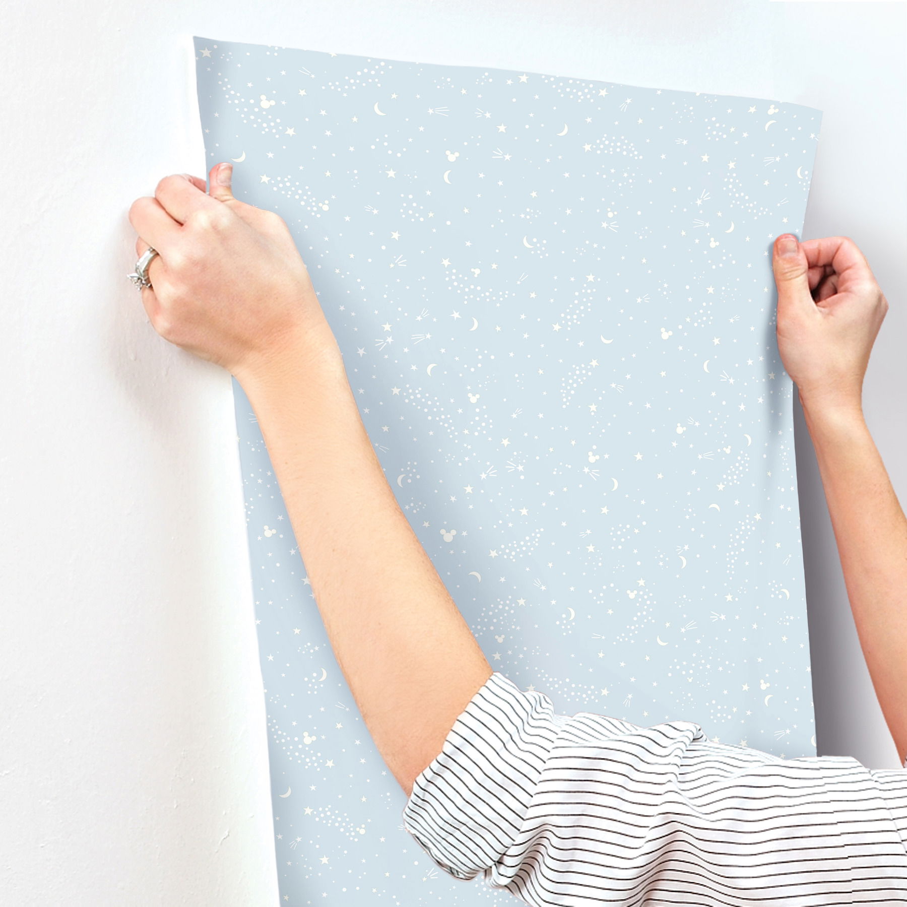 Disney Mickey Mouse Star Blue Wallpaper large image 