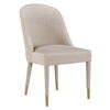 Brie Armless Chair Champagne Set Of 2 thumbnail 4