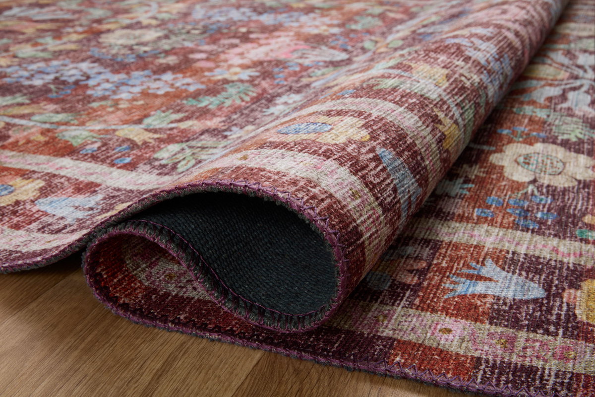 Rifle Paper Co. x Loloi Maison Rug, 5' length x 5' width View 4