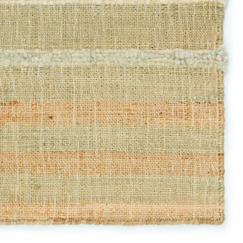 Hand Knotted Jute/Wool Area Rug in Brown