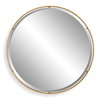 Canillo Gold Round Mirror, by Uttermost, 3'6" width x 3'6" height x 0.75" depth thumbnail 1