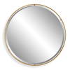 Canillo Gold Round Mirror, by Uttermost, 42" width x 42" height x 0.75" depth thumbnail 1