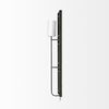 Noah 12.2x55 Black Metal with White Fabric Shade Rectangular Wall Sconce thumbnail 2