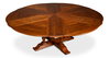 Walnut Jupe Dining Table  Ex-Large, by Sarreid, 6'8" length x 6'8" width x 2'6" height thumbnail 4