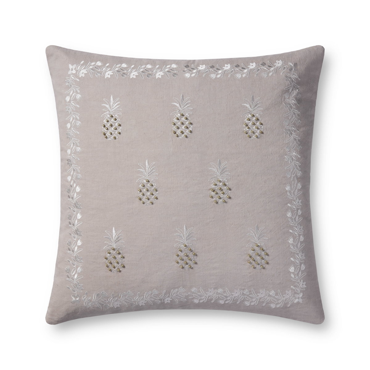 Rifle Paper Co. x Loloi No Name Pillow, Decorative Pillow, 22" length x 22" width View 1