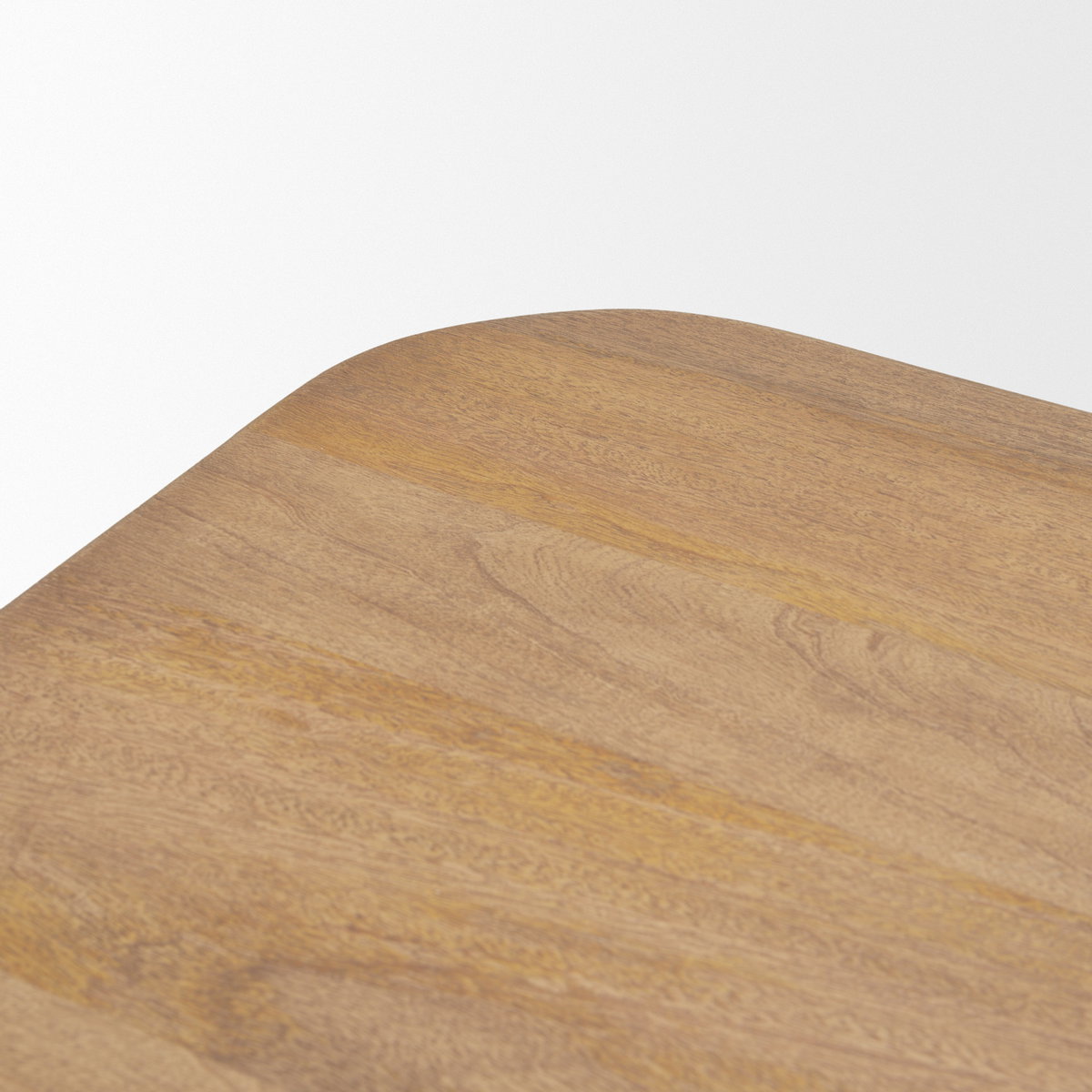 Welborn 72' Light Brown Wood Rectangular Dining Table, by Mercana, 72" length x 40" width x 30" height View 7