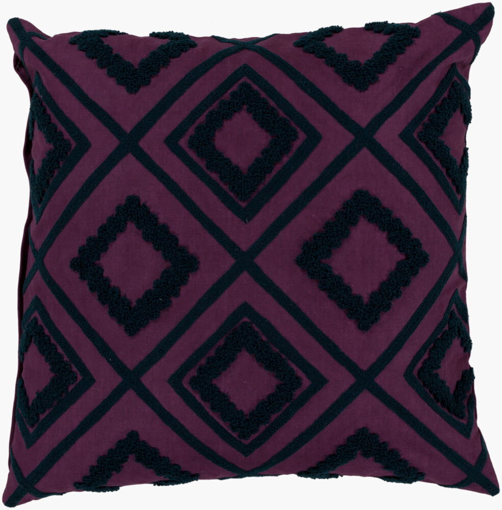 Tribe Accent Pillow, Decorative Pillow by Surya, 18" length x 18" width