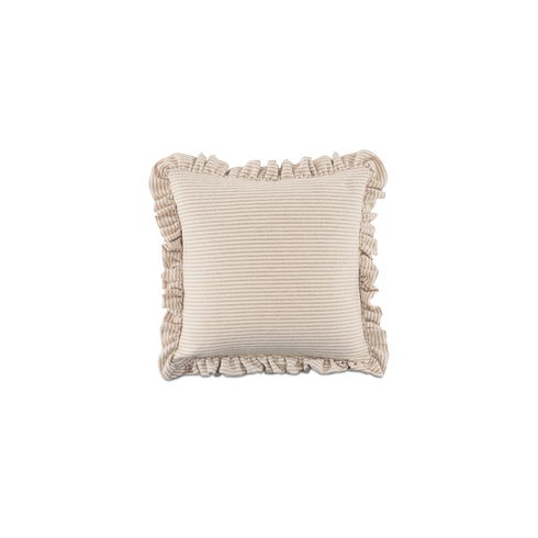 Betty 20 Inch Cushion Beige Stripe