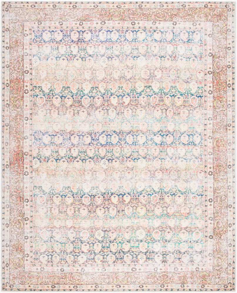 Kemer Machine Woven Rug, by Surya, 9'0.27" length x 6'6.74" width