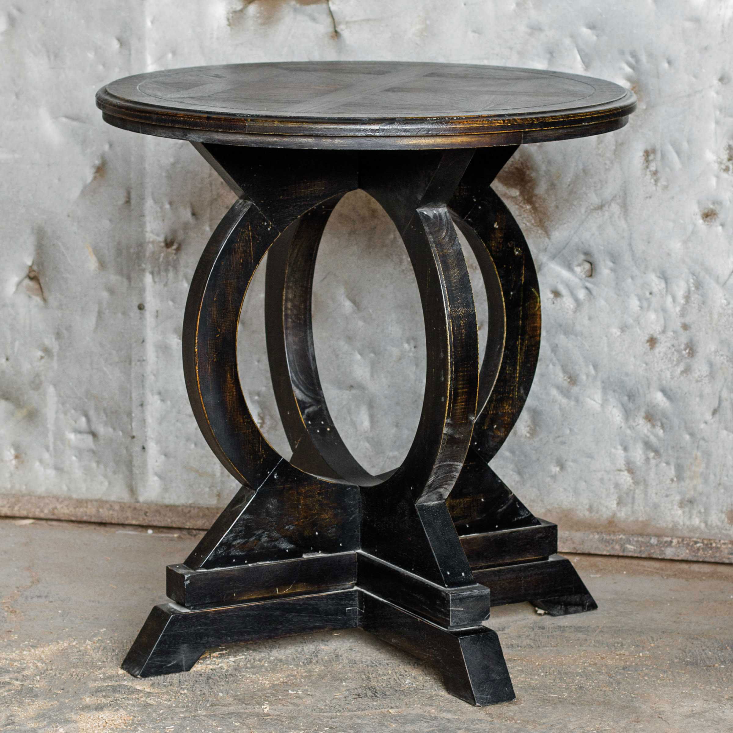 Maiva Black Side Table large image 