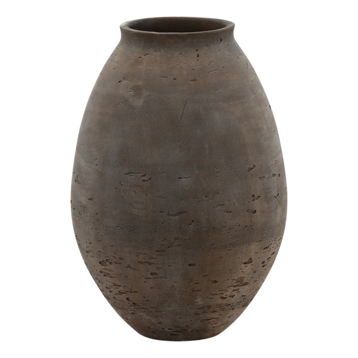 Charon Vase Brown Large, Decor by Dovetail, 11" width x 15.75" height x 11" diameter x 11" depth View 1