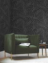 Fern Fronds Black Wallpaper 2 Fern Fronds Black Wallpaper thumbnail 2