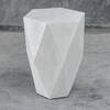 Volker White Side Table, Side & End Table by Uttermost, 18.5" width x 24" height x 17" depth thumbnail 4