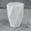 Volker White Side Table, Side & End Table by Uttermost, 18.5" width x 24" height x 17" depth thumbnail 4
