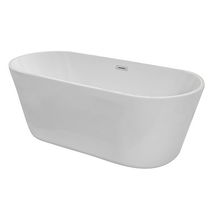 Online Designer Bathroom Cadence Freestanding Soaking Bathtub, 65"