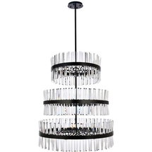 Online Designer Combined Living/Dining Serephina 46 Light 36 inch Black Chandelier Ceiling Light