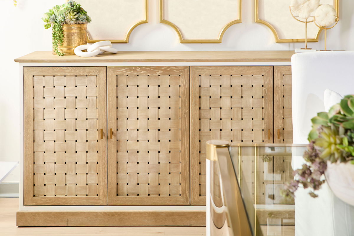 Weave Media Sideboard, Cabinets & Sideboard by Essentials for Living, 74" width x 35.5" height x 18.5" depth View 17
