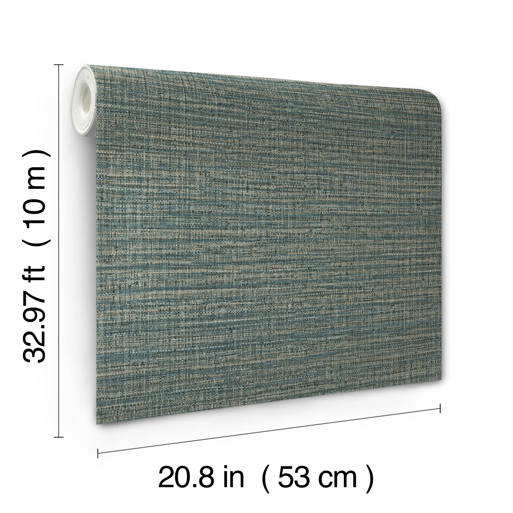 Scotland Tweed Ocean Wallpaper, by York Wall, 33' length x 1'8.9" width x 0.02" depth View 5