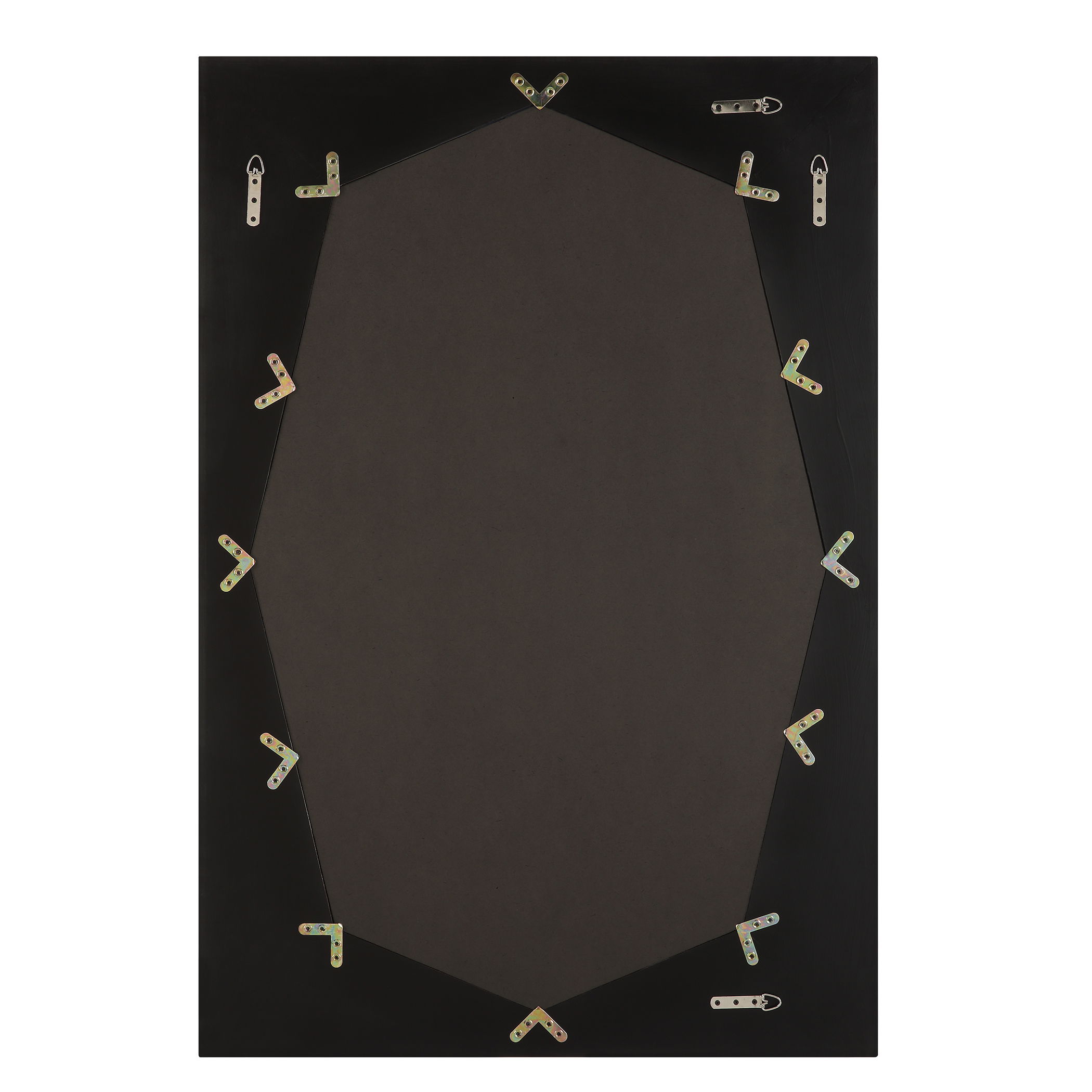 Marquise Natural Wood Mirror large image 