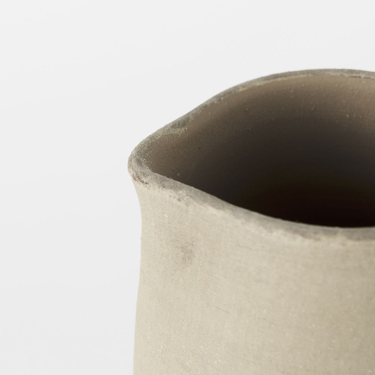 Garand Large 18.8H Two-Toned Black/Natural Ceramic Jug, Decorative Jar by Mercana, 7" length x 6" width x 16" height View 11
