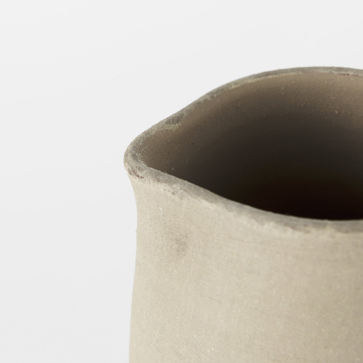 Garand Large 18.8H Two-Toned Black/Natural Ceramic Jug, Decorative Jar by Mercana, 7" length x 6" width x 16" height View 11