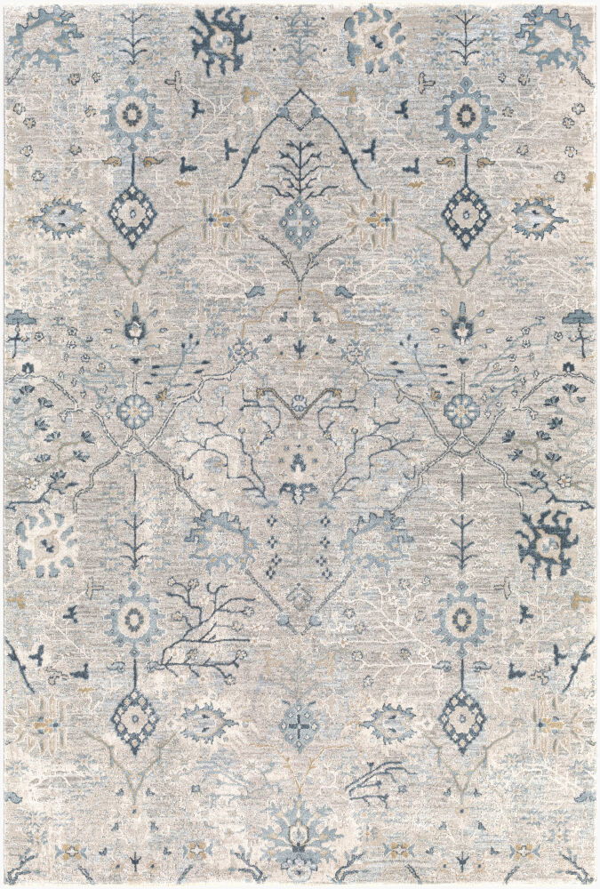 Brunswick Machine Woven Rug, by Surya, 7'4.58" length x 4'11.84" width
