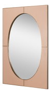 Francis Mirror Shagreen Antique Mushroom, by Sarreid, 1" length x 2'4" width x 3'7" height thumbnail 2