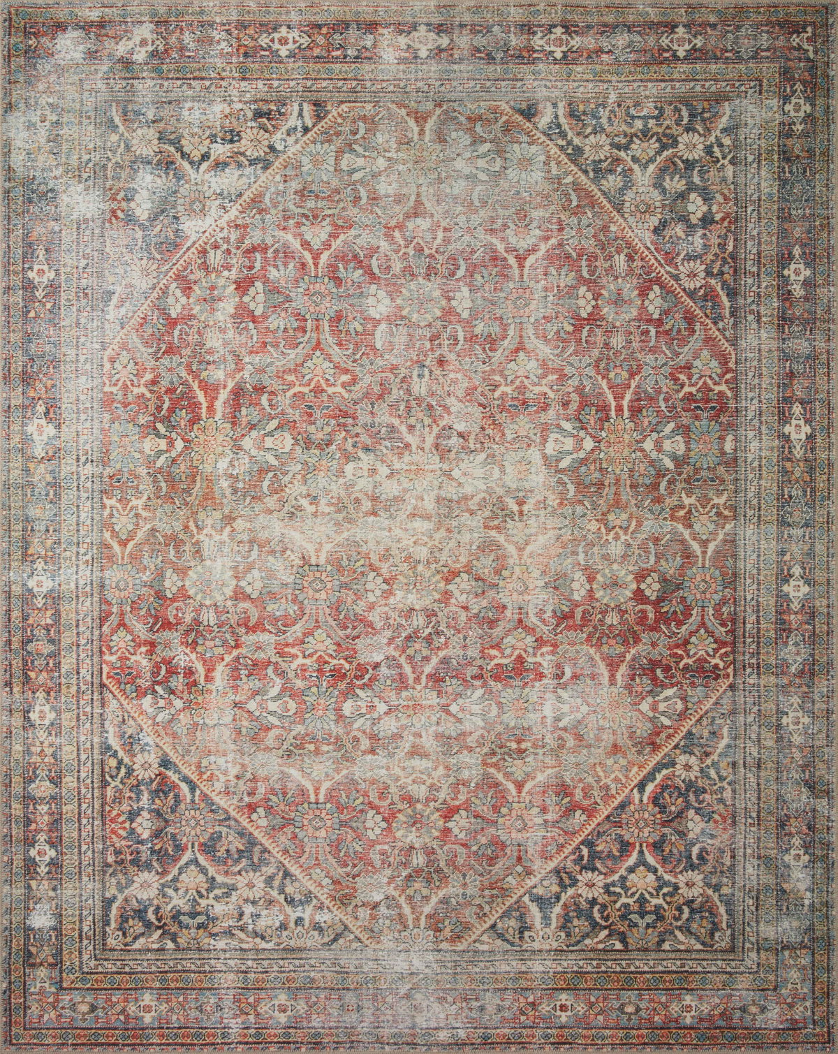 Amber Lewis x Loloi Georgie Rug, 3'9" length x 5'6" width View 1