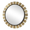 Toluca Round Brass Mirror, by Uttermost, 45" width x 45" height x 1.25" depth thumbnail 5