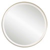 Crofton Lighted Brass Round Mirror, by Uttermost, 2'8" width x 2'8" height x 2.12" depth thumbnail 7