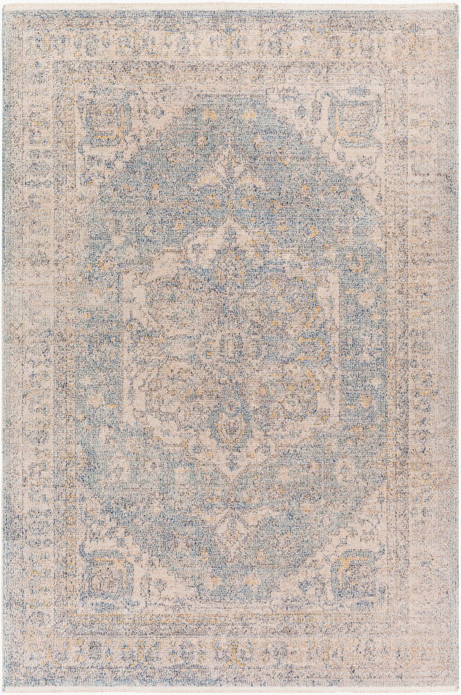 Subtle Machine Woven Rug, by Surya, 1'3.75" length x 1'3.75" width