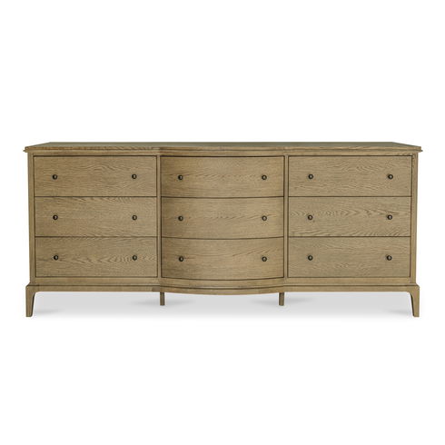 Sadie 9 Drawer Dresser Brown