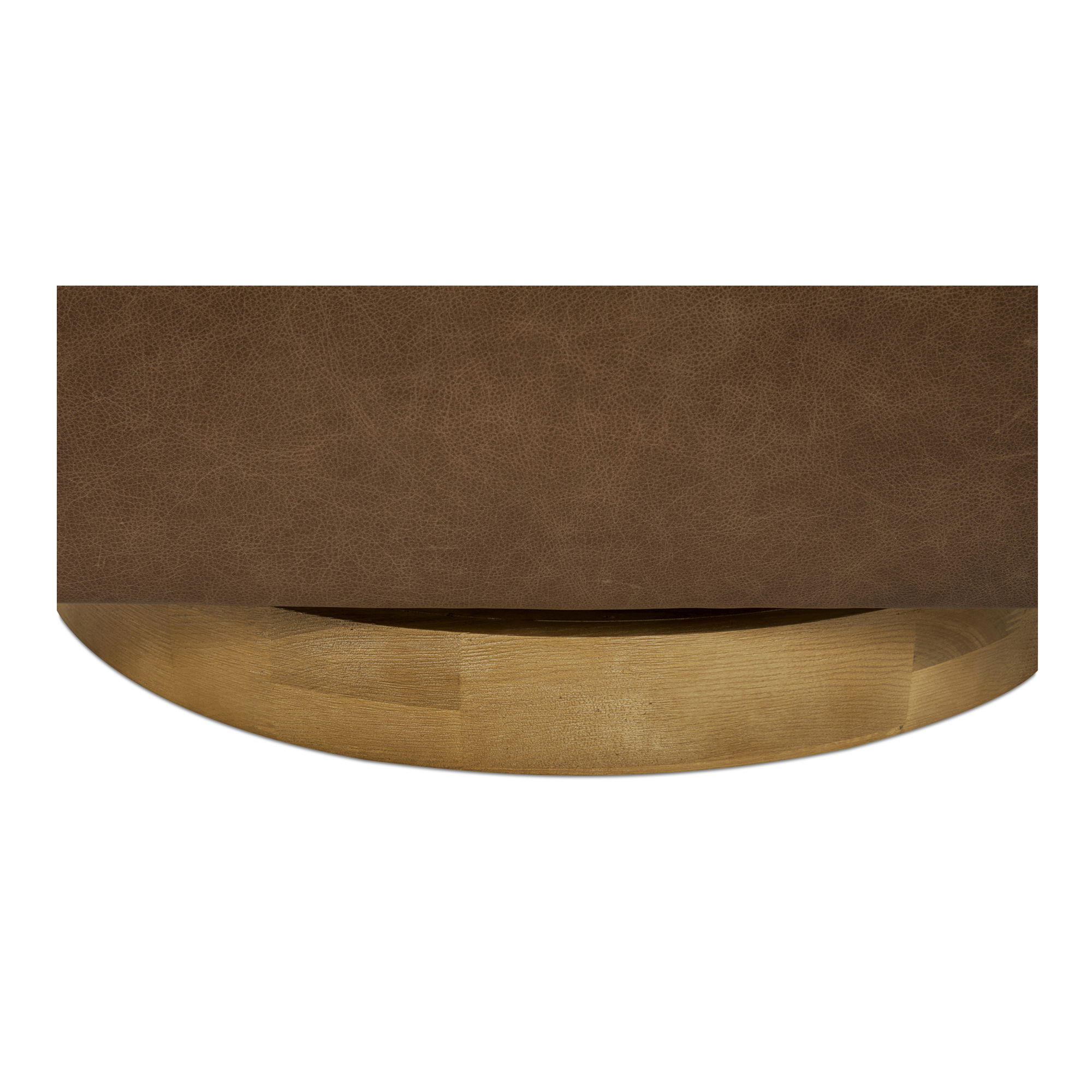 Oscy Leather Swivel Chair Tan, Accent Chair by Moe's Home, 31" width x 28.35" height x 31" depth View 8