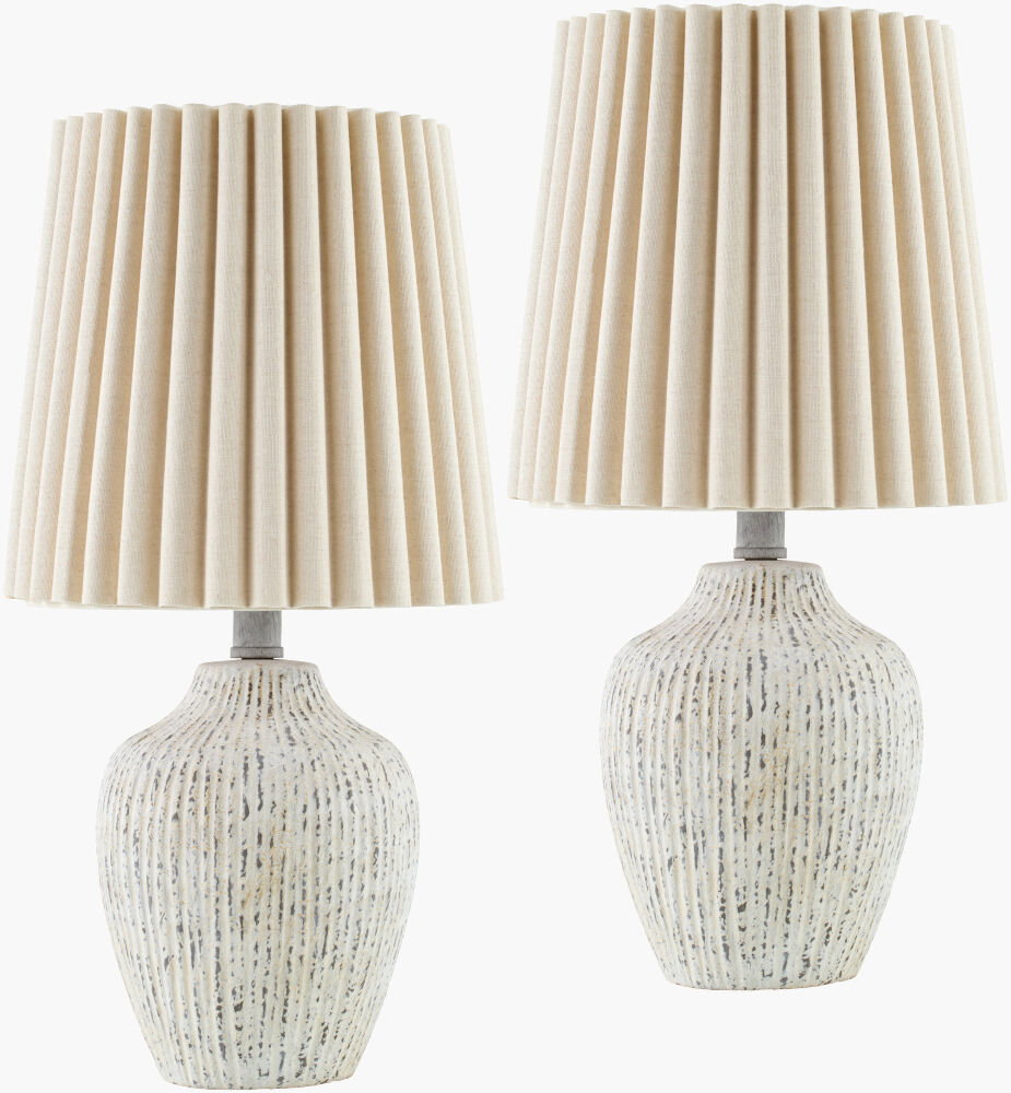 Pines Accent Table Lamp, by Surya, 9" width x 19" height