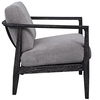 Brunei Modern Gray Accent Chair thumbnail 4