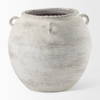 Misha  Cream Ceramic Floor Vase, by Mercana, 25.2" length x 25.2" width x 22.44" height thumbnail 2