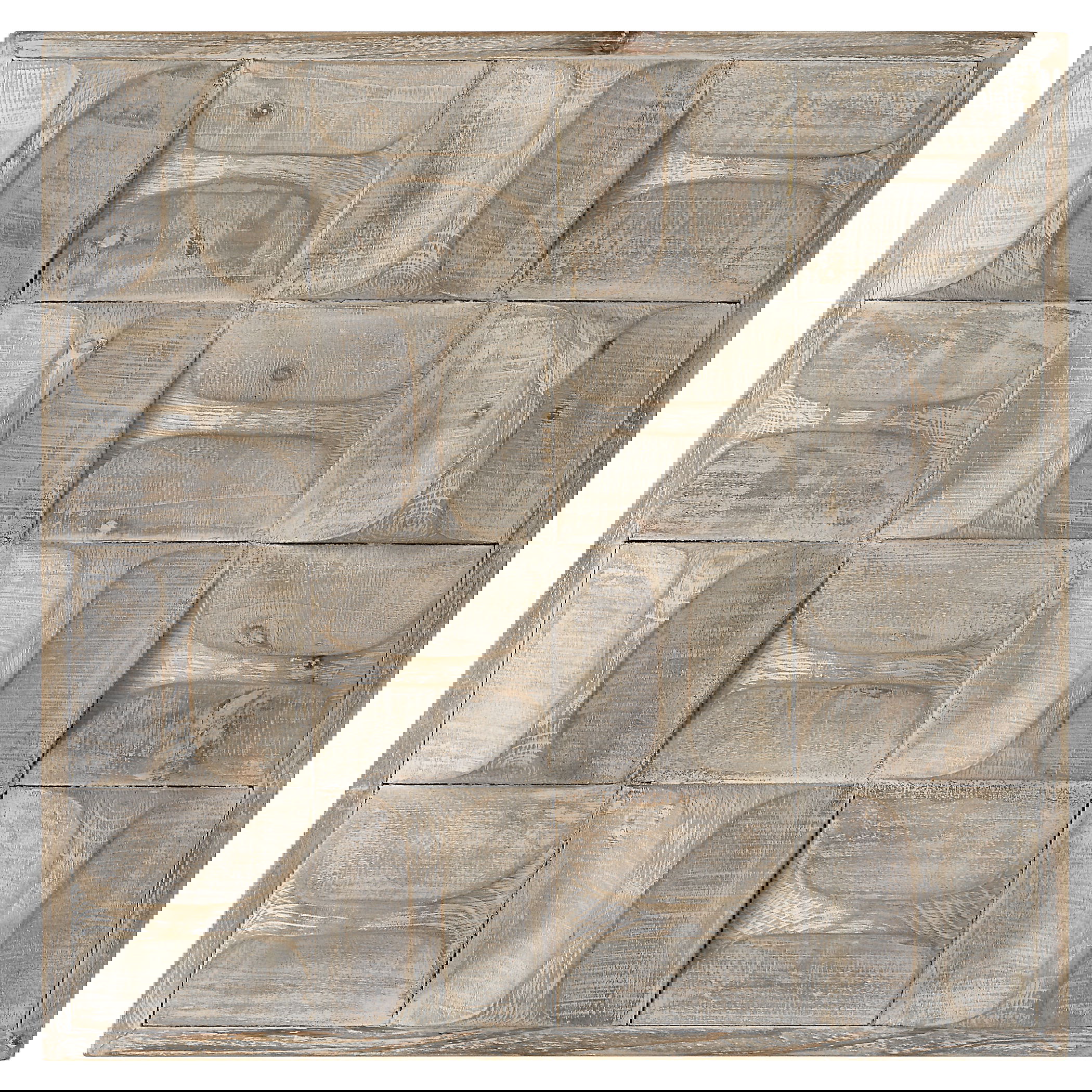 Pickford Wood Wall Decor Natural, Sculptural Wall Art by Uttermost, 20.12" width x 20.12" height x 4.5" depth View 1