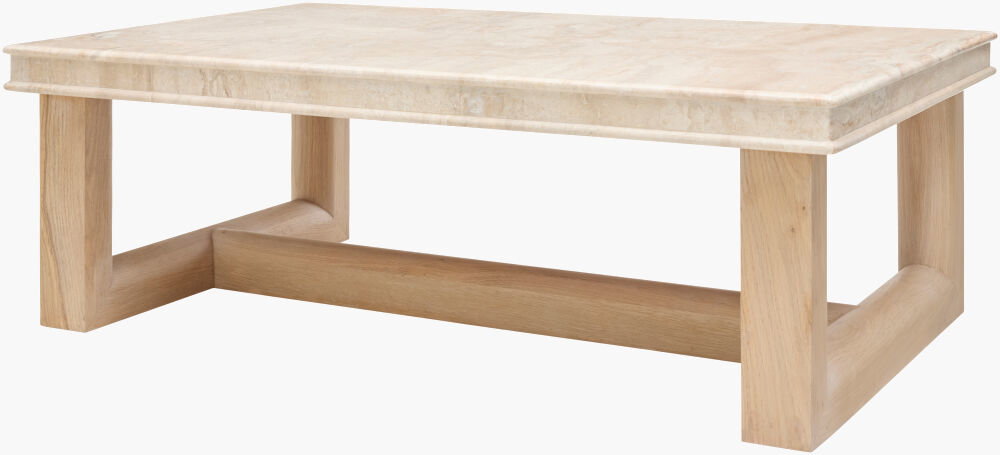 Mayson Coffee Table, by Surya, 50" width x 17" height