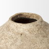 Ritu Large Beige Paper Mache Pot Vase thumbnail 4
