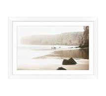 Online Designer Living Room Sunrise Surf Framed Print, White Frame With Mat, 32x22