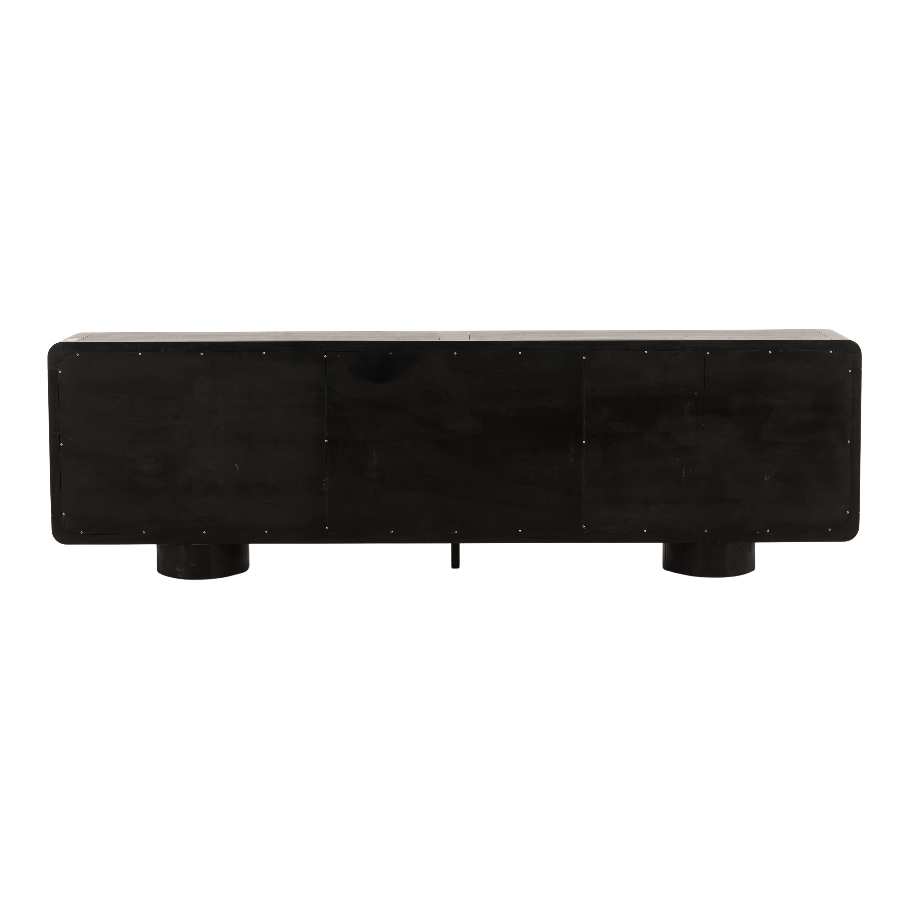 Capella Sideboard Black, Sideboards & Buffet by Dovetail, 108" width x 32" height x 18.1" depth View 4