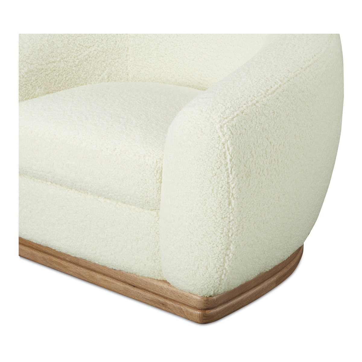 Marlowe Lounge Chair Cream, Accent Chair by Moe's Home, 43.25" width x 30" height x 37" depth View 5