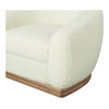 Marlowe Lounge Chair Cream, Accent Chair by Moe's Home, 43.25" width x 30" height x 37" depth thumbnail 5