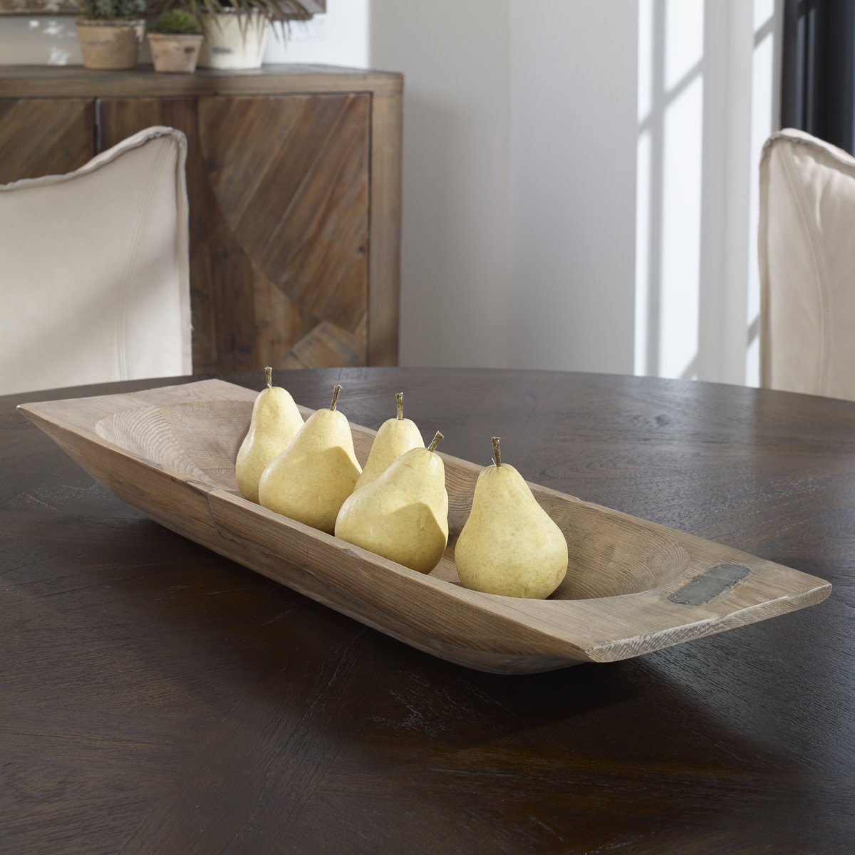 Dough Tray, Decorative Tray by Uttermost, 30" width x 3" height x 9" depth View 7