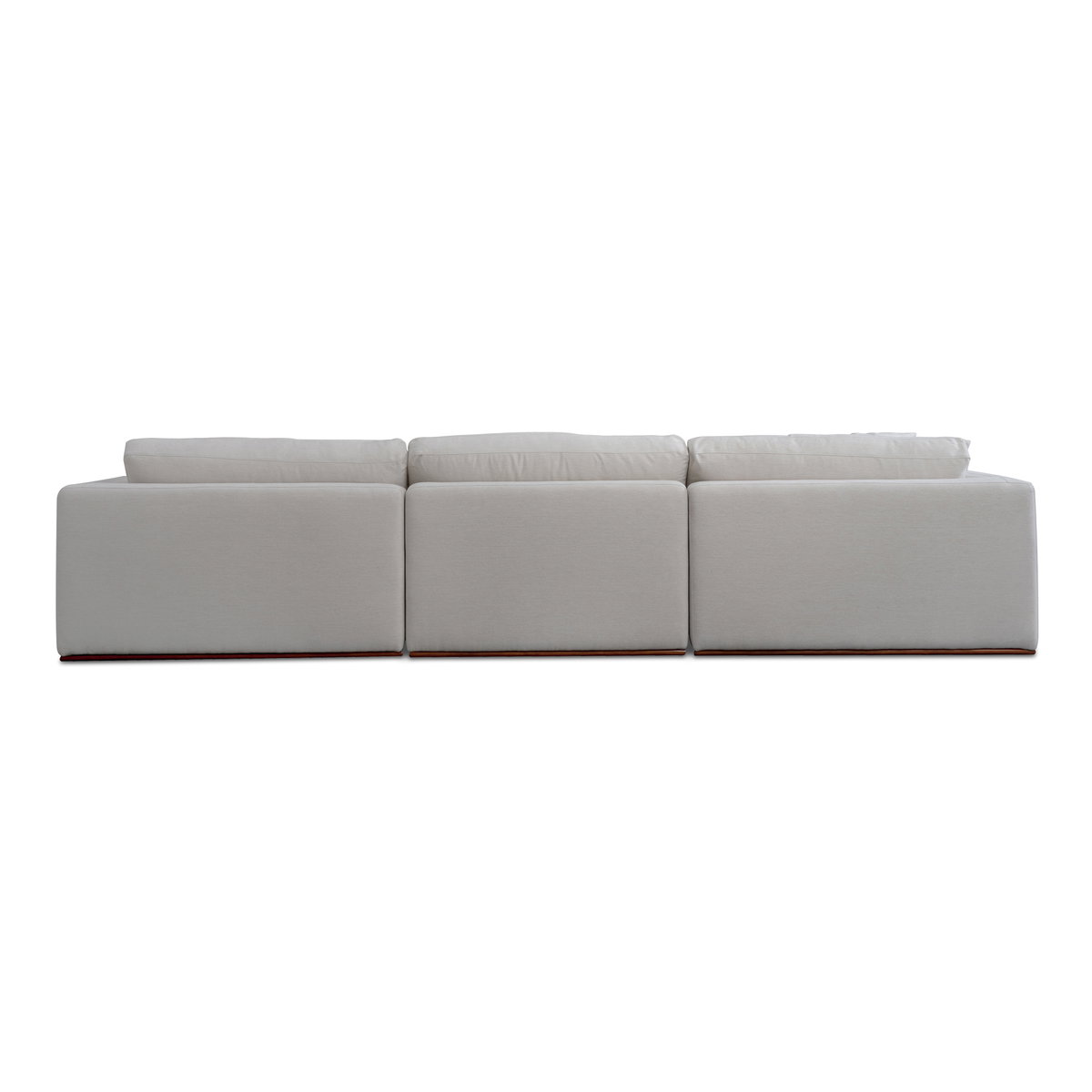 Rue Lounge Modular Sectional Off White, Sectional Sofa by Moe's Home, 136.2" width x 23.6" height x 81.8" depth View 5